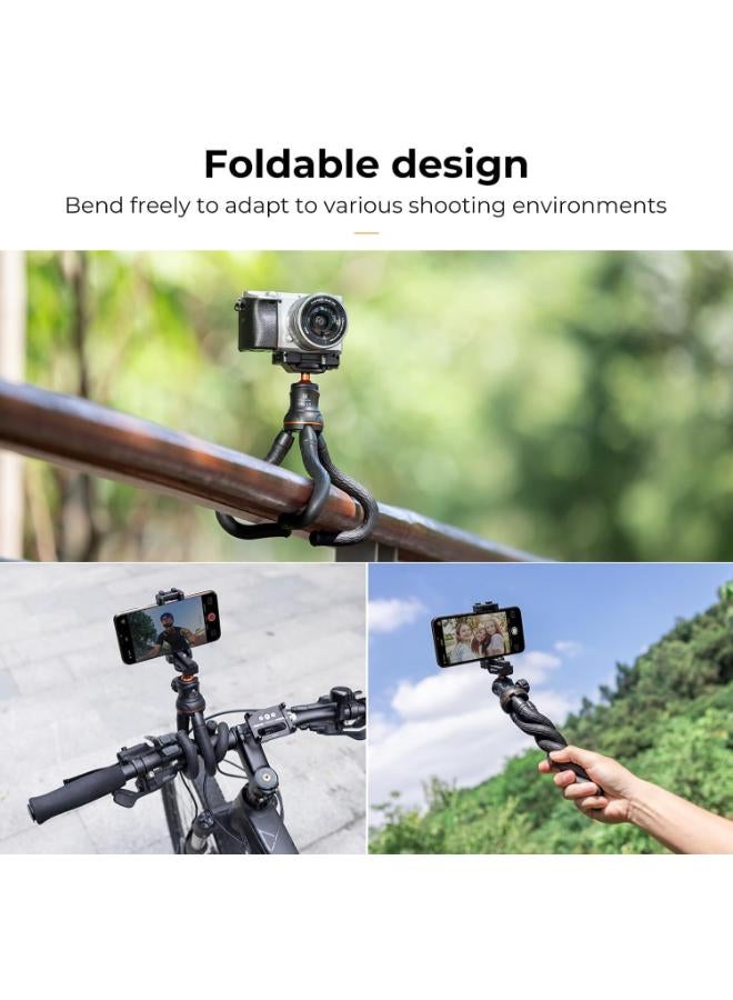 K&F Concept 2-in-1 Cellphone Stand Flexible Tripod - Image 4