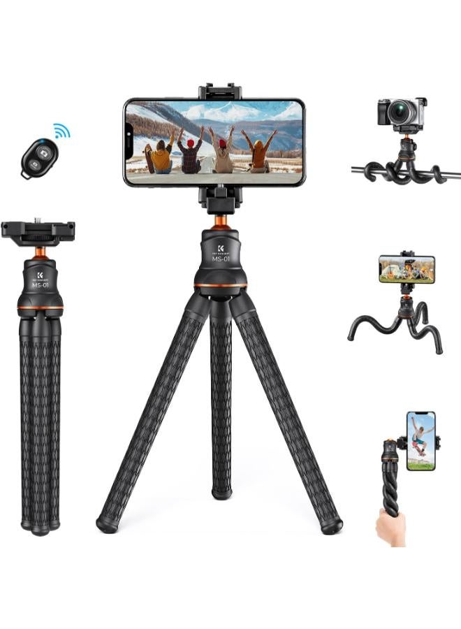 K&F Concept 2-in-1 Cellphone Stand Flexible Tripod - Image 1