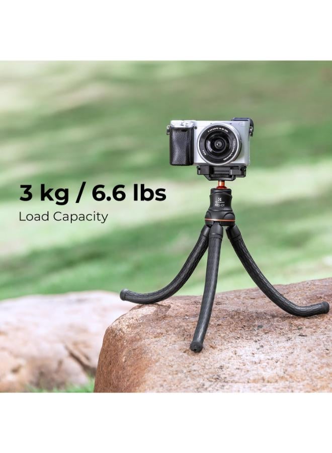 K&F Concept 2-in-1 Cellphone Stand Flexible Tripod - Image 3