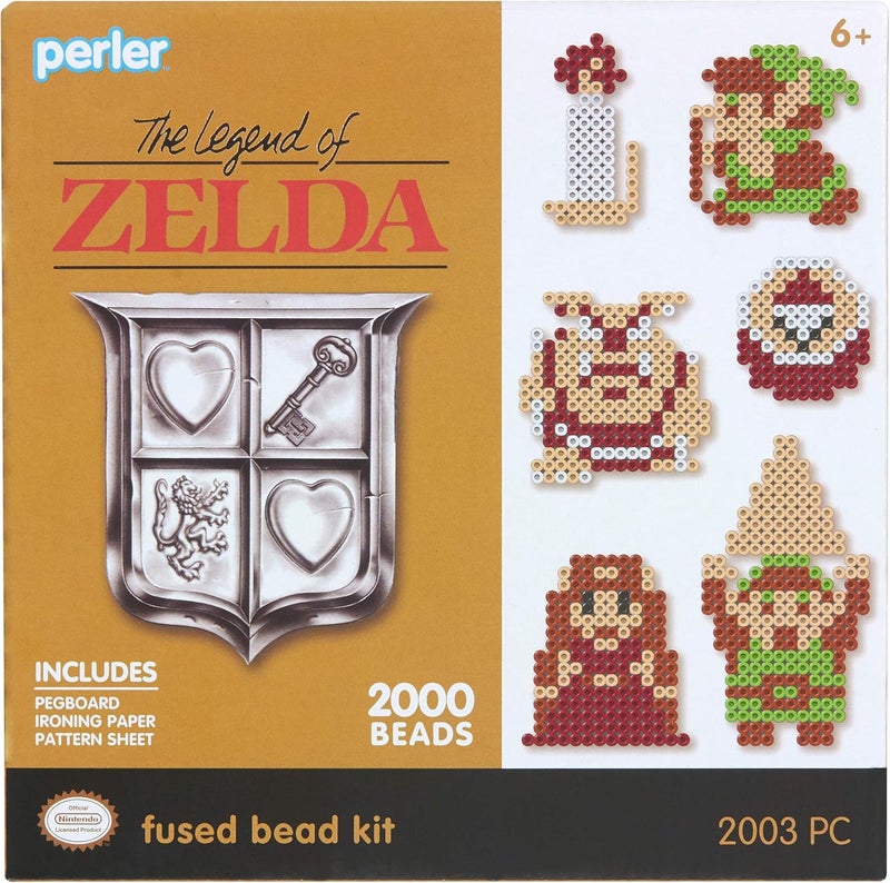 Perler Beads Link Legend of Zelda Fused Bead Kit, 2002pc. - Image 1