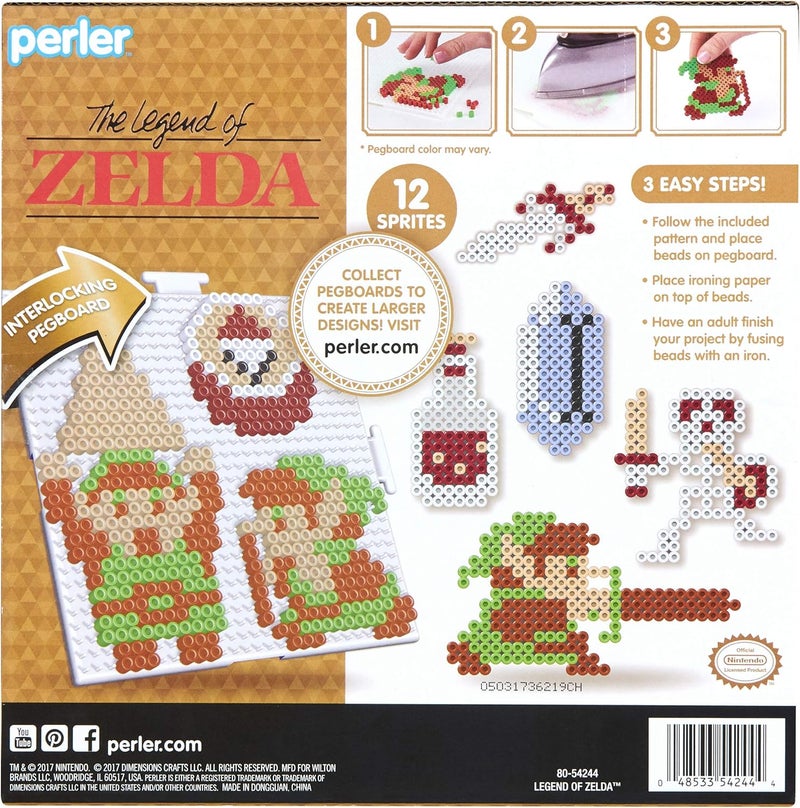 Perler Beads Link Legend of Zelda Fused Bead Kit, 2002pc. - Image 2