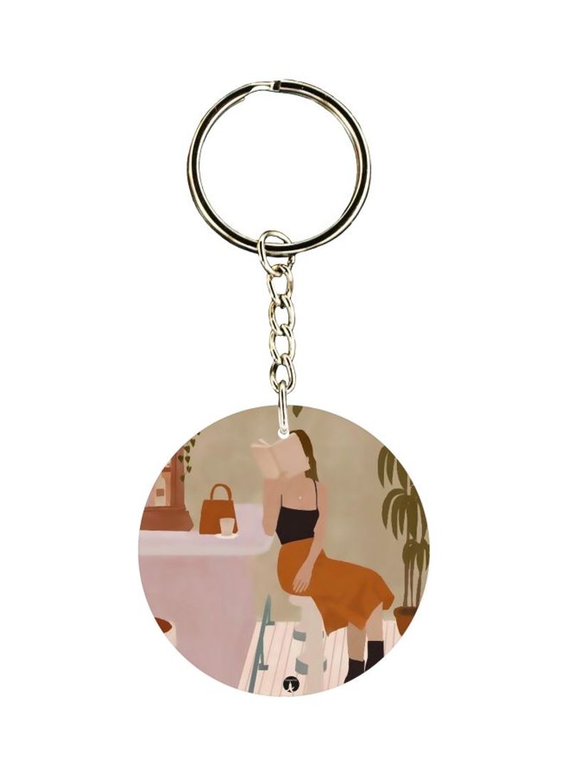 RKN Cartoon Printed Double-Sided Keychain