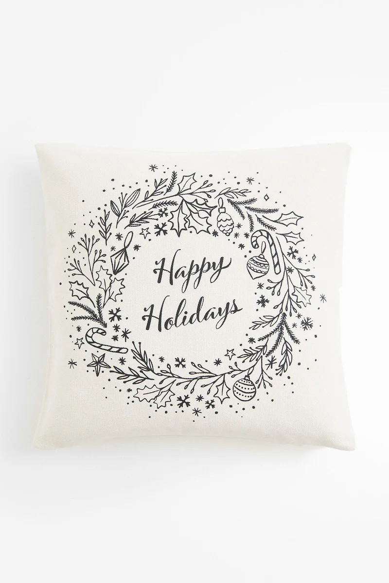 H&M Printed cushion cover