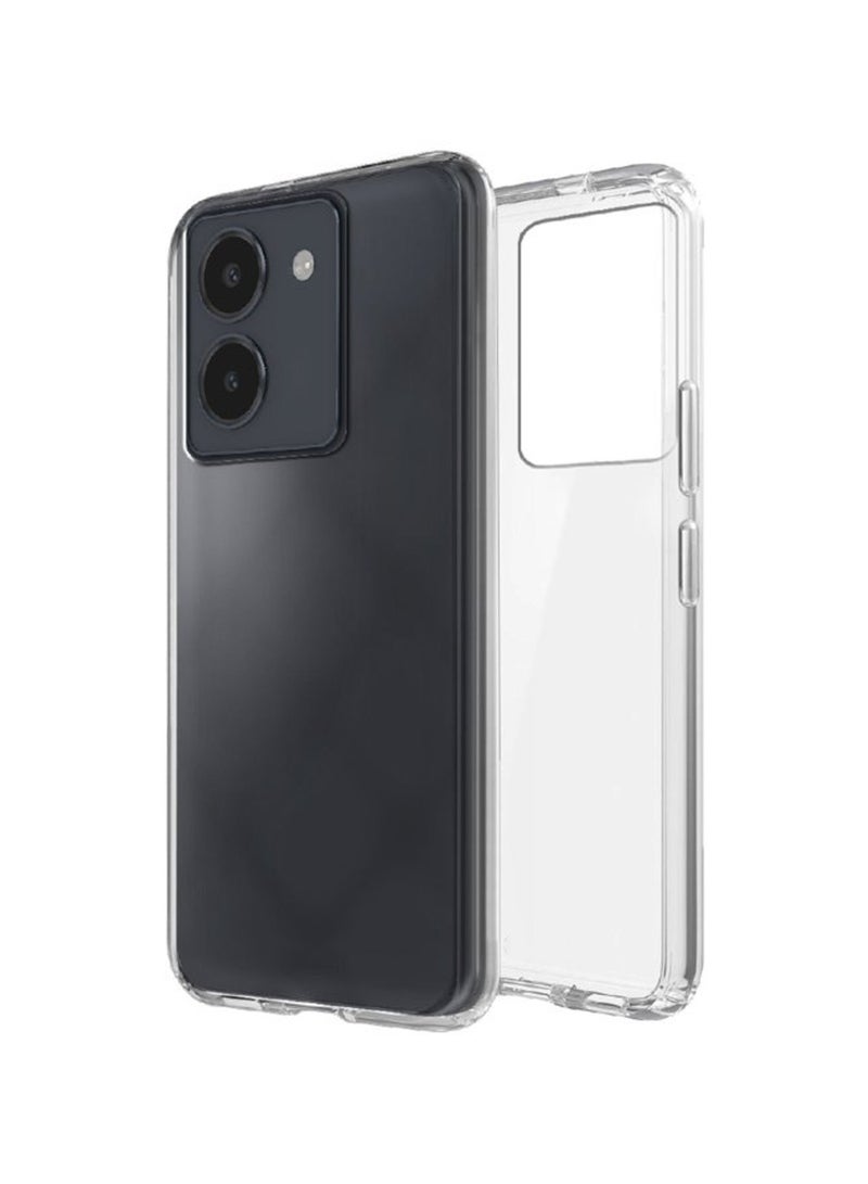 Techie Vivo Y36 5G / Y36 4G TPU Soft Corner Ultra Slim Clear Case Shockproof Anti Fingerprint Transparent Protective Back Cover - Image 3