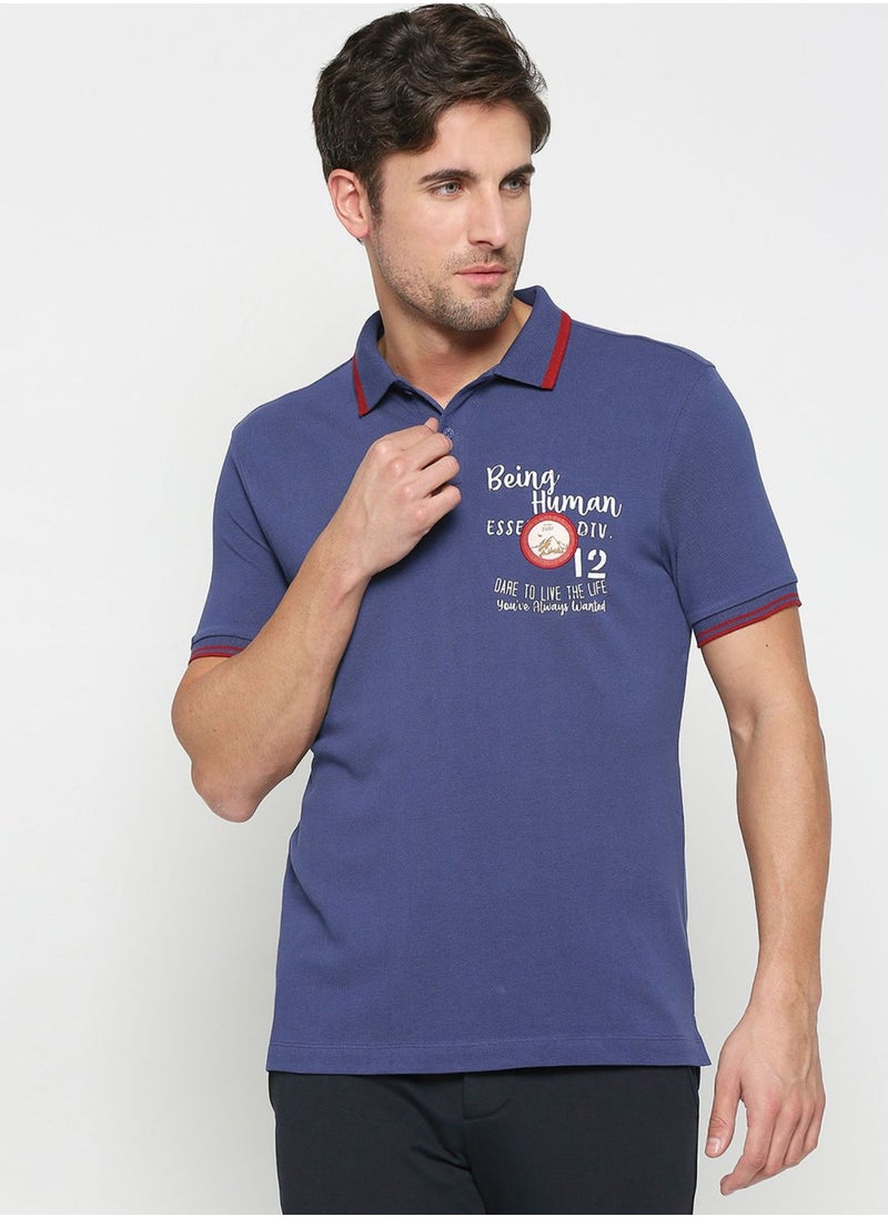 Being Human - Graphic Polo - Image 1