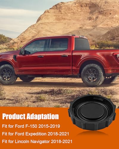QAGGUM Brake Reservoir Cap Fit for Ford F150 2015-2019 Expedition 2018-2021 Lincoln Navigator 2018-2021, Reservoir Tank Cap Replace BRFC19 FL3Z-2162-A FL3Z2162A - Image 5