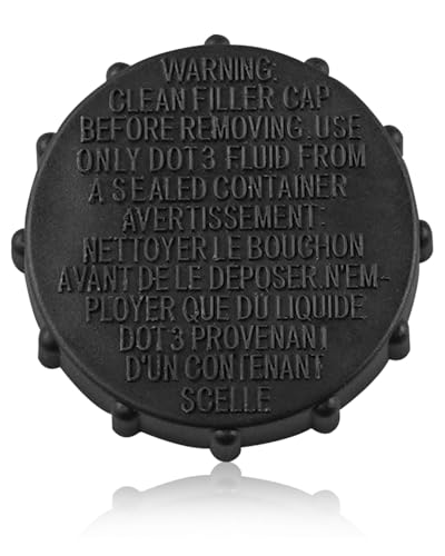 QAGGUM Brake Reservoir Cap Fit for Ford F150 2015-2019 Expedition 2018-2021 Lincoln Navigator 2018-2021, Reservoir Tank Cap Replace BRFC19 FL3Z-2162-A FL3Z2162A - Image 1