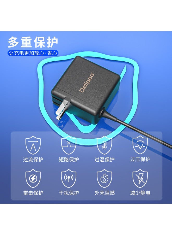 Delippo Power Adapter Compatible With Asus Laptops Fl8700 Fl5900 Vm520u A456 R414u Ux430 Computer Charger 19v 3.42a 65w Small Port