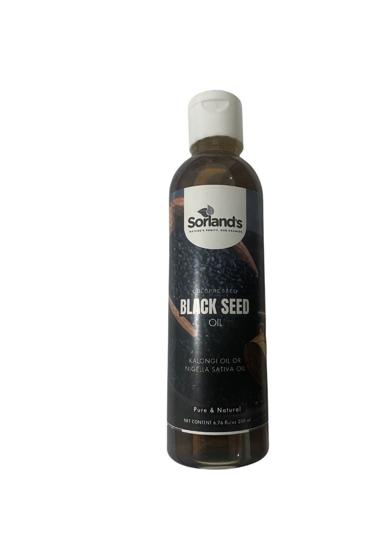 Sorland's - Black Seed Oil -200 ml (Healthy hair and Skin) - Image 1