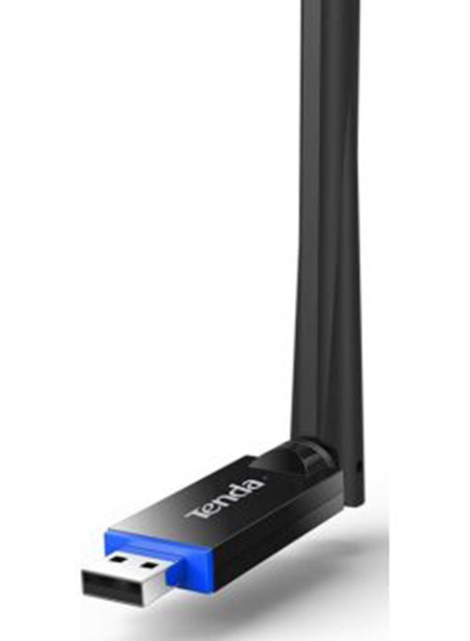تيندا محول USB لاسلكي ثنائي النطاق U10 AC650، هوائي 6dBi، مخترق للجدار، 5 جيجا هرتز حتى 433 ميجا بت في الثانية، 2.4 جيجا هرتز حتى 200 ميجا بت في الثانية، USB2.0 | U10 أسود - Image 2