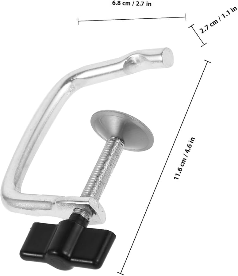 Universal Manual Pasta Machine Metal Replacement Clamp and Fixed Clip Accessory - Image 2