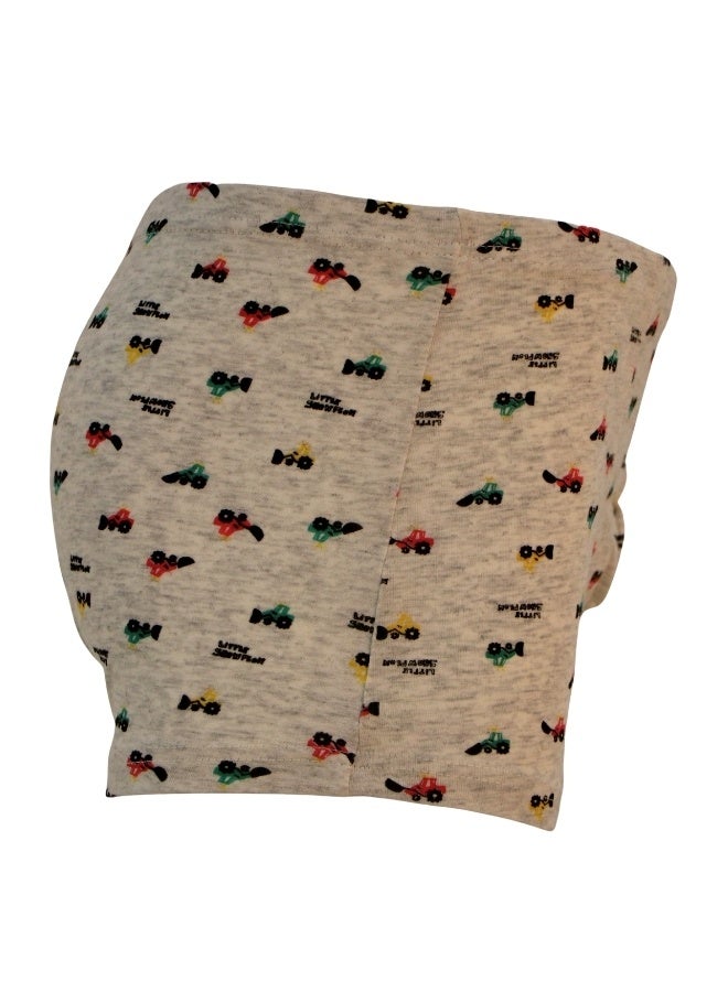 JOANNA JOANNA 970132 Boy's Car & Star Design Boxer Shorts 3-Pack Underwear, Multicolor  - Image 3