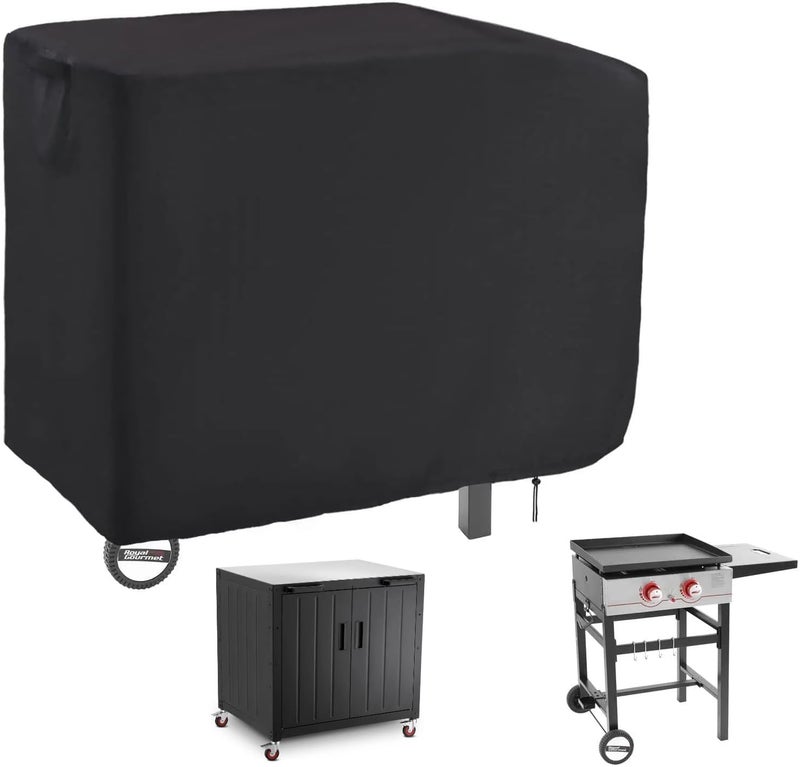 Guisong Flat Top Grill Cover for Royal Gourmet 2 Burner Griddle, 38 Inches Waterproof Cover for Outdoor Griddle/Propane Griddle/Gas Griddle/Flat Grill-38 x 24 x 33.8 Inch - Image 1