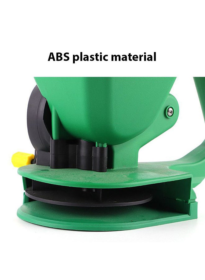 Generic - 1.5L Handheld Seed Spreader Manual Small Seeder Field Fertilization Machine Multi-Purpose Lawn Grass Seed Spreader for Gardens Nurseries Lawns Small Farms Gear Adjustable Portable Spreader - Image 1
