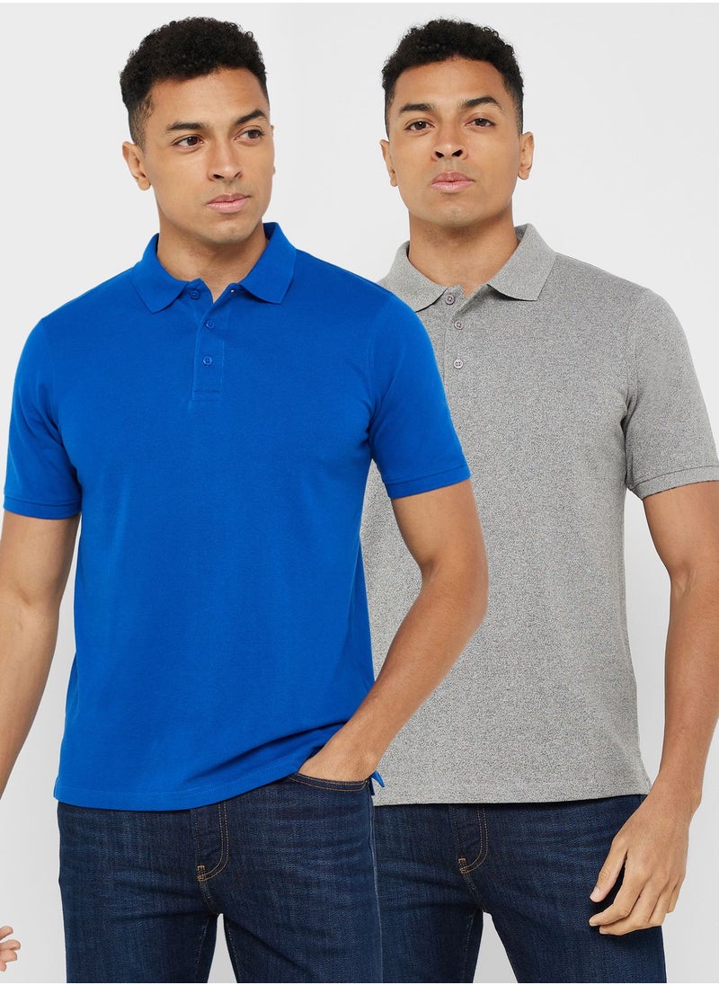 Seventy Five - Core 2-Pack Polo T-shirt - Image 1