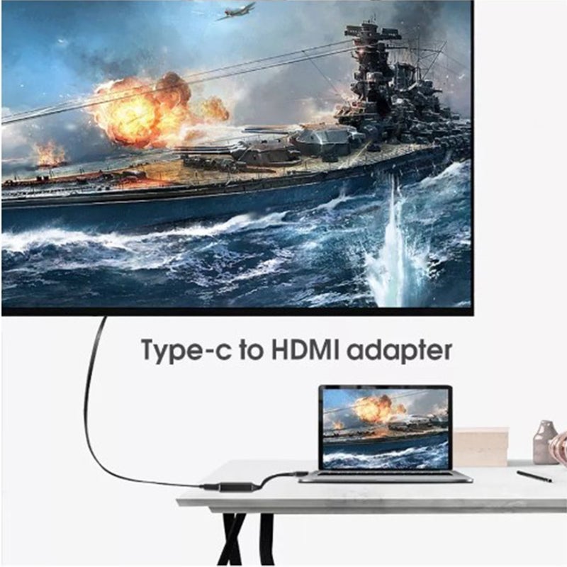 محول USB C إلى HDMI: غلاف من سبائك الألومنيوم، USB 3.0 بسرعة 10 جيجابيت في الثانية، عرض شاشات متعددة - تصميم خفيف الوزن، توافق قوي، تبريد فعال للاستخدام في المكتب المنزلي والترفيه - Image 5