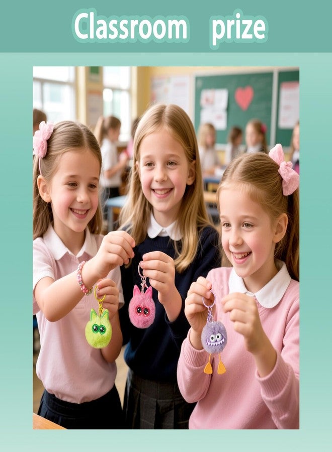 OMyFav 18 PCs Kids Keychains - Keychain Cute for Birthday Goodie Bags for Kids Classroom Prizes Elementary Carnival Prizes in Bulk Class Prizes - Image 5