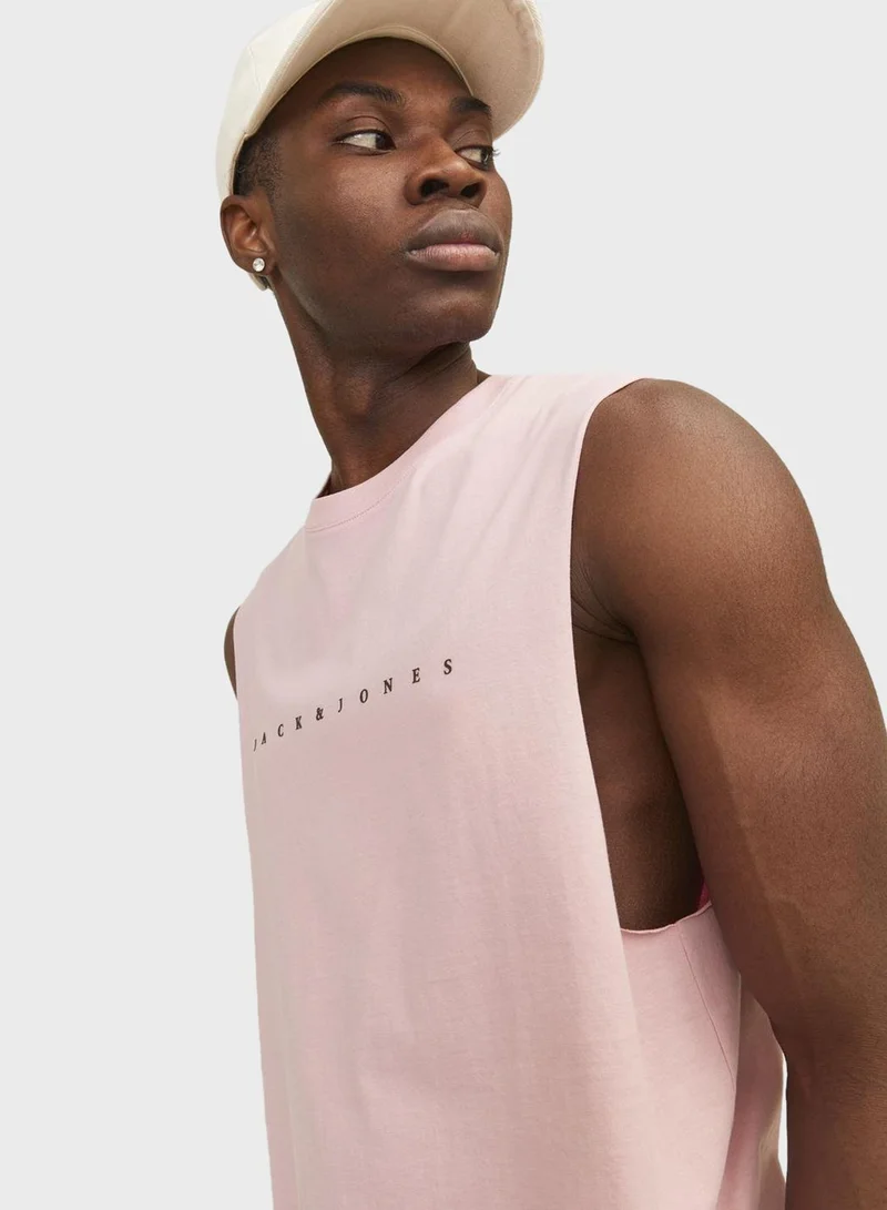 JACK & JONES Logo Crew Neck Vest