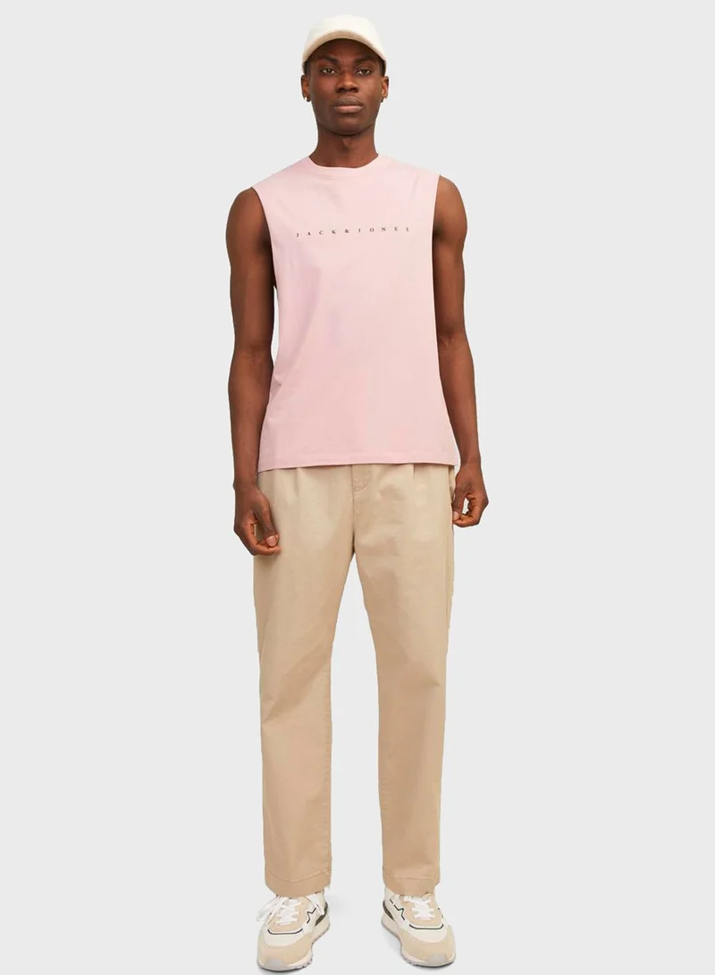 JACK & JONES Logo Crew Neck Vest