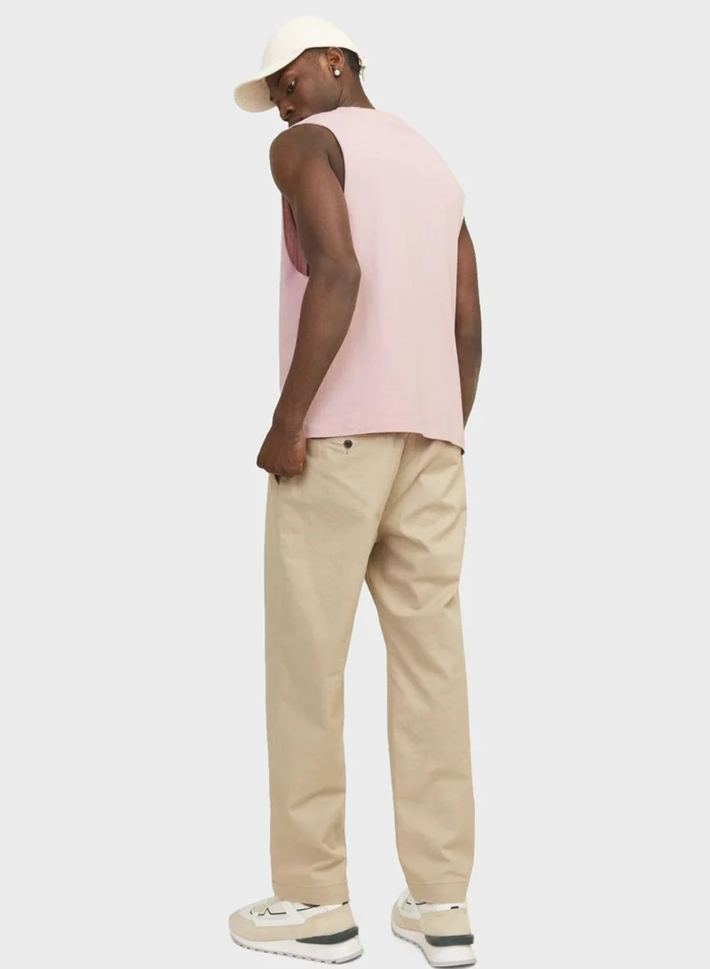 JACK & JONES Logo Crew Neck Vest