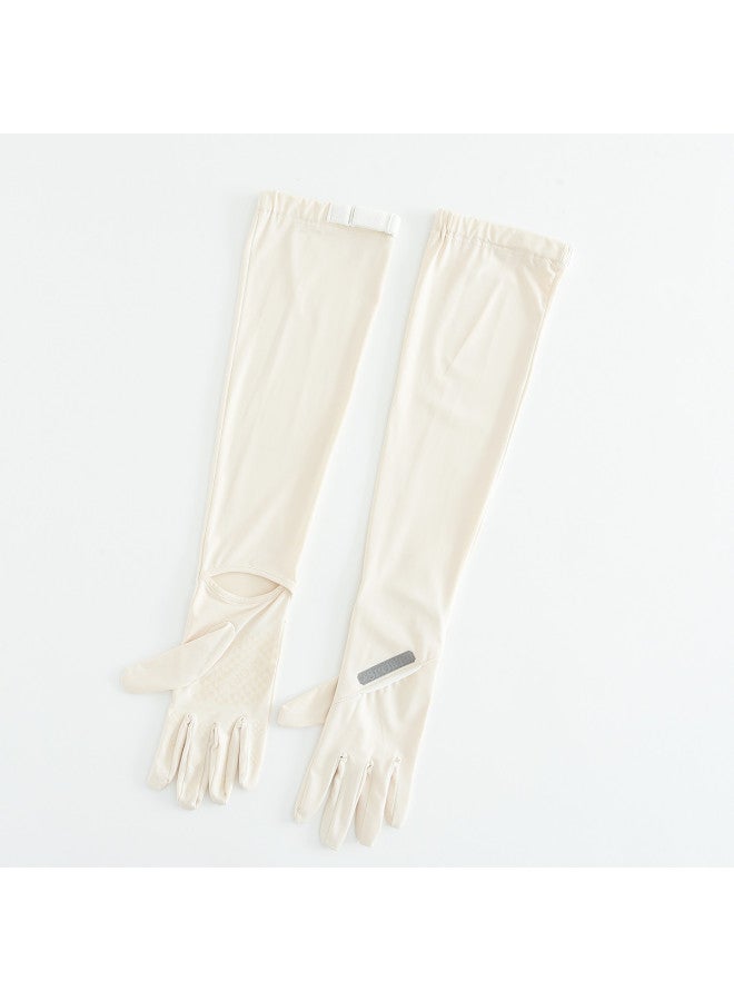 Bumblebee Parent-child Large Kids' Ice Sleeves With Finger Covers - Breathable Sun Protection Arm Sleeves For Driving, Outdoor Sports, Cycling & Windproof Use - Image 2