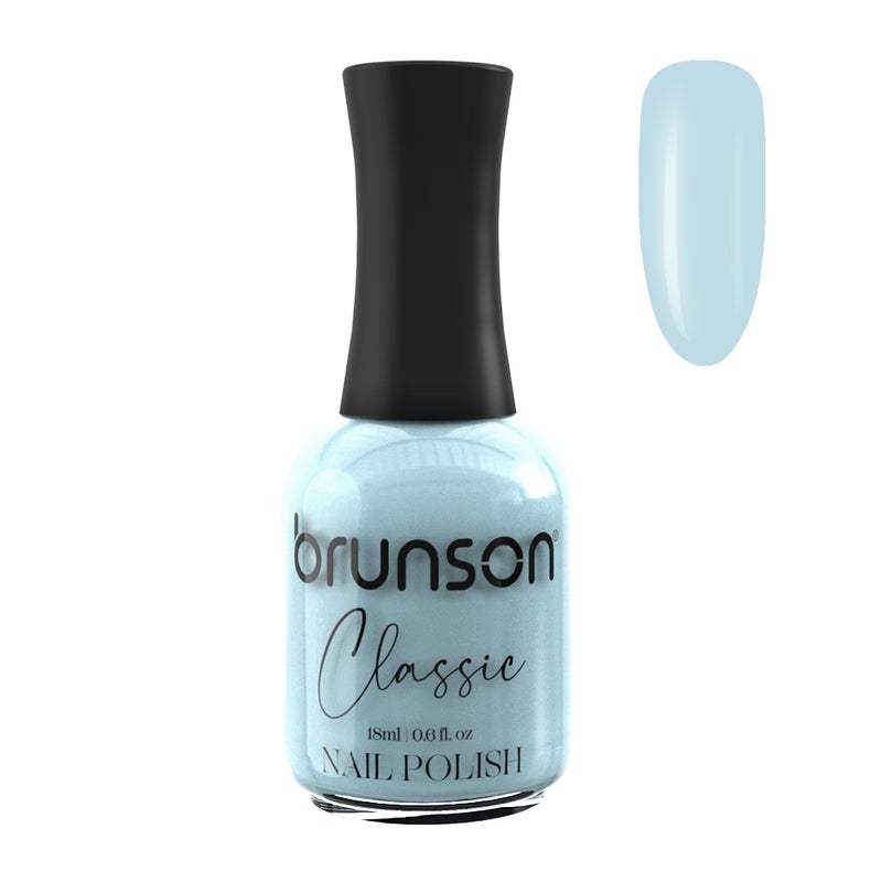 brunson Classic Nail Polish 4 in 1 Solar Gel Effect Fast Air Dry Nail Colors with Nail Hardener Long Lasting Chip Resistant Vegan Organic Hema Free Colors for Manicure Pedicure