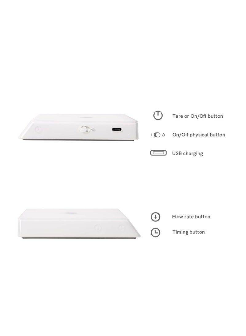 تايم مور ميزان قهوة نانو أبيض - Image 3