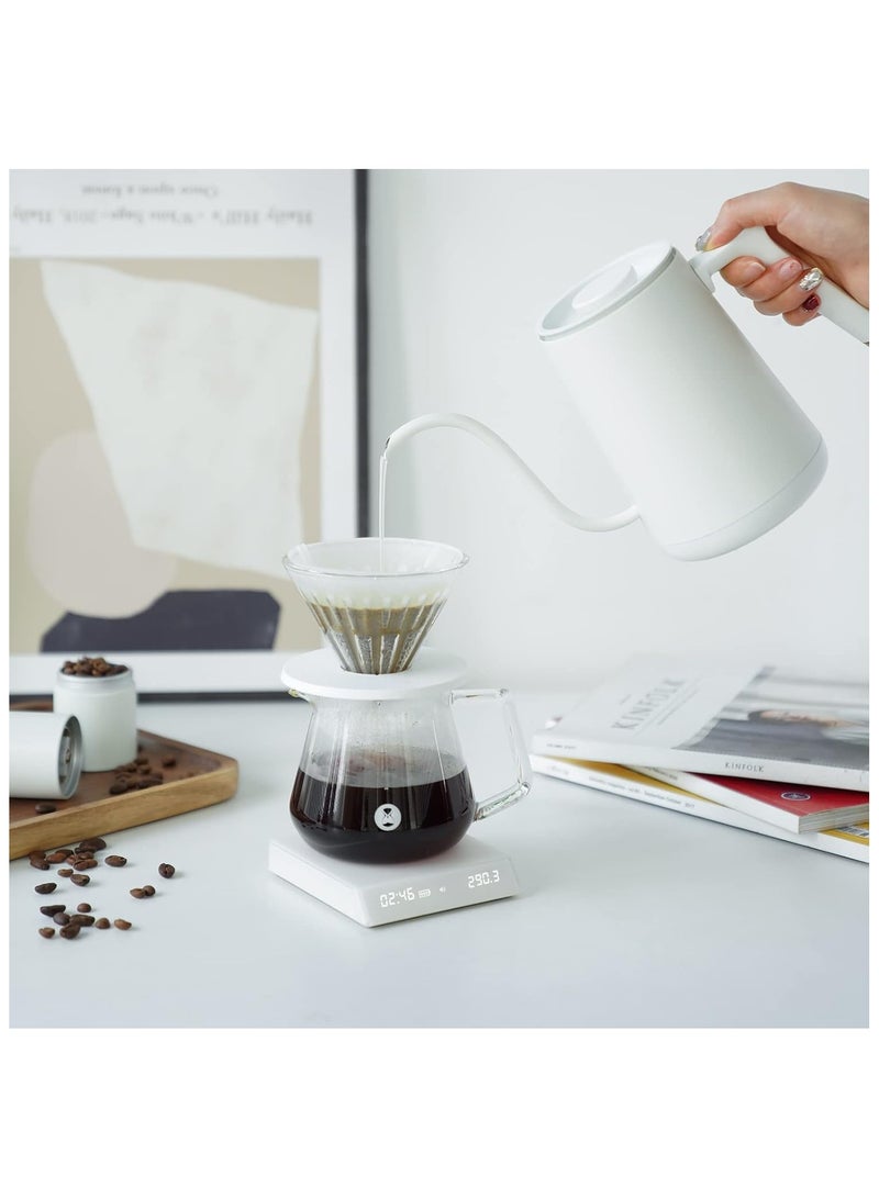 تايم مور ميزان قهوة نانو أبيض - Image 4