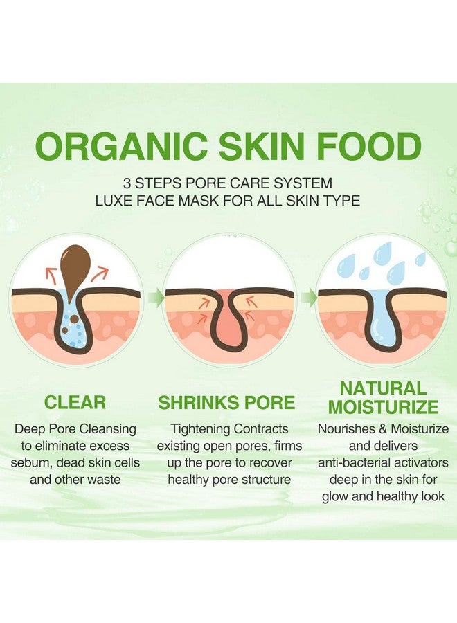 بوب مودرن.سي قناع طيني من الأفوكادو وطين البحر الميت وقناع طين الشاي الأخضر العضوي الطبيعي لتنظيف عميق وإزالة الرؤوس السوداء وقناع ترطيب مغذي للوجه مع أدوات إزالة الرؤوس السوداء (أبيض) - Image 4