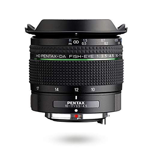 Pentax HD-DA Fish-Eye 10-17mm F3.5-4.5 ED Ultra Wide Angle Zoom Lens Compact & Lightweight Diagonal fisheye Lens for K-1 II,K-70, KP & PENTAX DSLR Cameras, Black, 23130 - Image 1