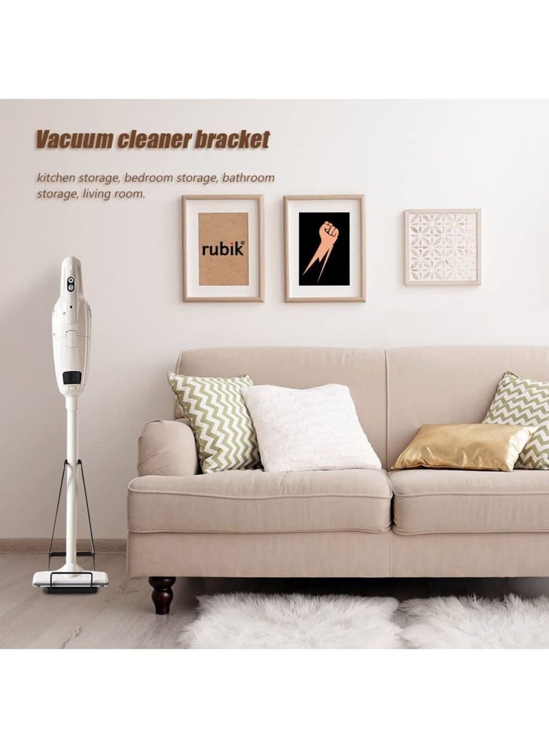 Rubik حامل مكنسة كهربائية (نمط ياباني) للمكانس المحمولة بما في ذلك دايسون V6 V7 V8 V10 وعلامات تجارية أخرى باللون الأسود - Image 2