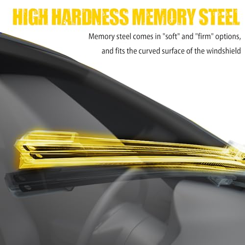 MIKKUPPA 22"+22"+11" Windshield Wiper Blades Replacement for 2018-2022 Ford Expedition, Replaceable Wiper Blades Set, All Season (Pack of 5) - Image 5