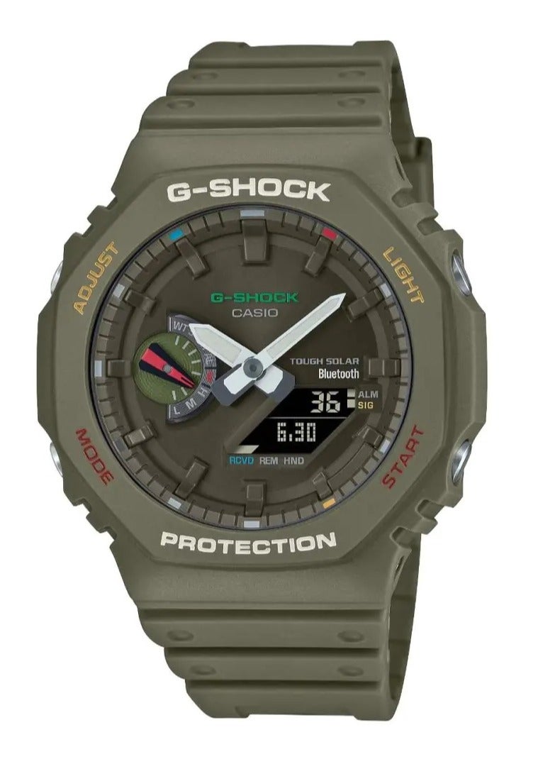 جي شوك ساعة جي شوك كاجوال للرجال GA-B2100FC-3ADR - Image 1