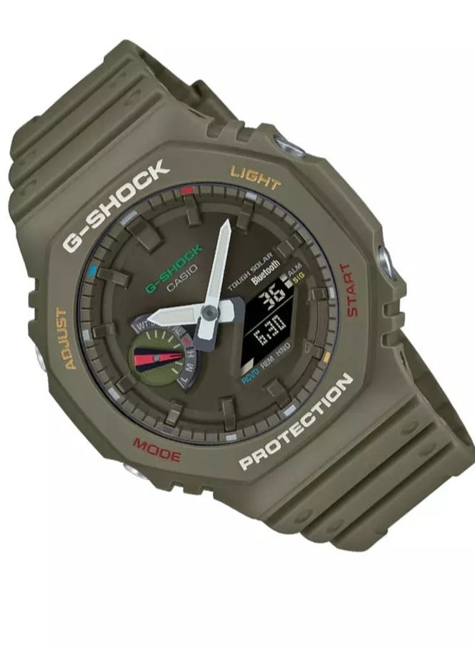 جي شوك ساعة جي شوك كاجوال للرجال GA-B2100FC-3ADR - Image 2