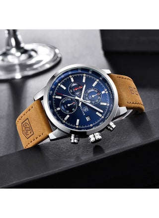 Leather Blue