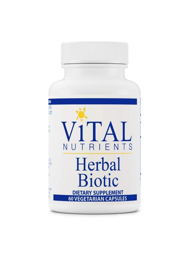 Vital Nutrients Herbal Biotic Herbal And Nutritional Support For The Immune System Upper Respiratory And Sinus Health 60 Vegetarian Capsules - Image 2