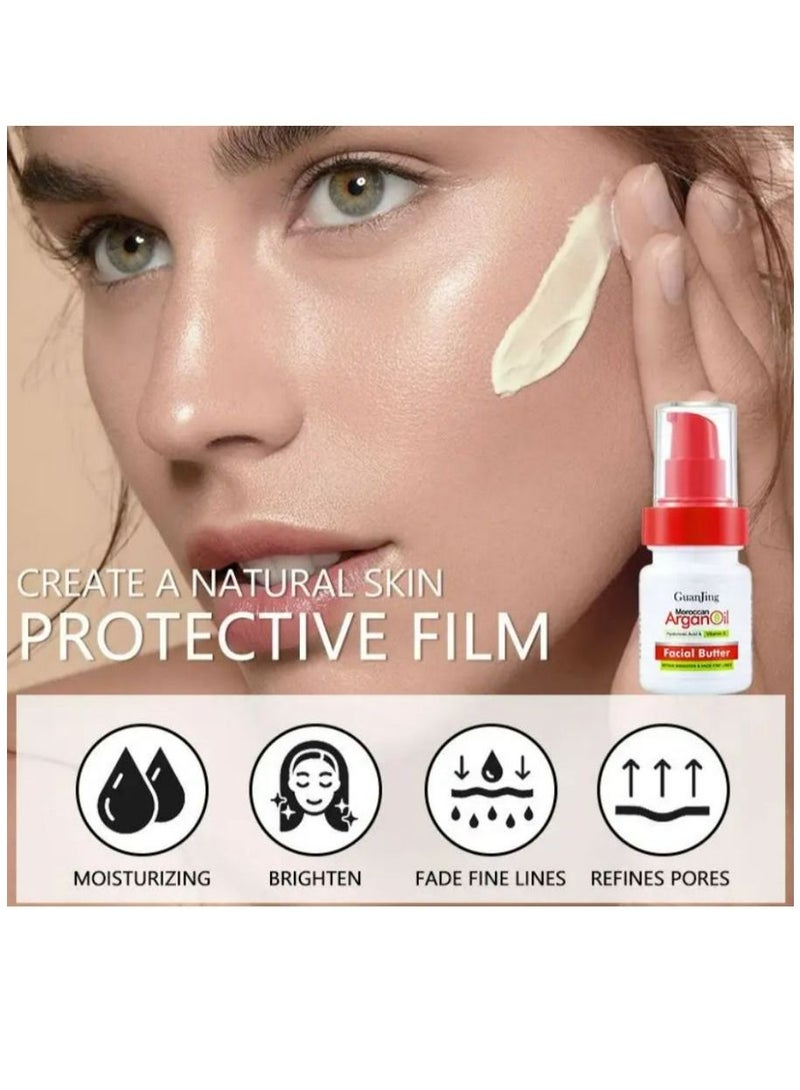 جوانجينج كريم ترطيب فيتامين E وزيت الأركان لإصلاح الترطيب وتفتيح الخطوط الدقيقة للوجه كريم زبدة 60 مل - Image 2