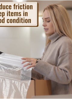 Excefore Inflatable Air Pillow Packaging Bubble Wrap Roll, 12"x164ft Bubble Cushioning Wrap for Heavy Duty Shipping, Wine Bottle Protector, Packing, and Moving.  - Image 3