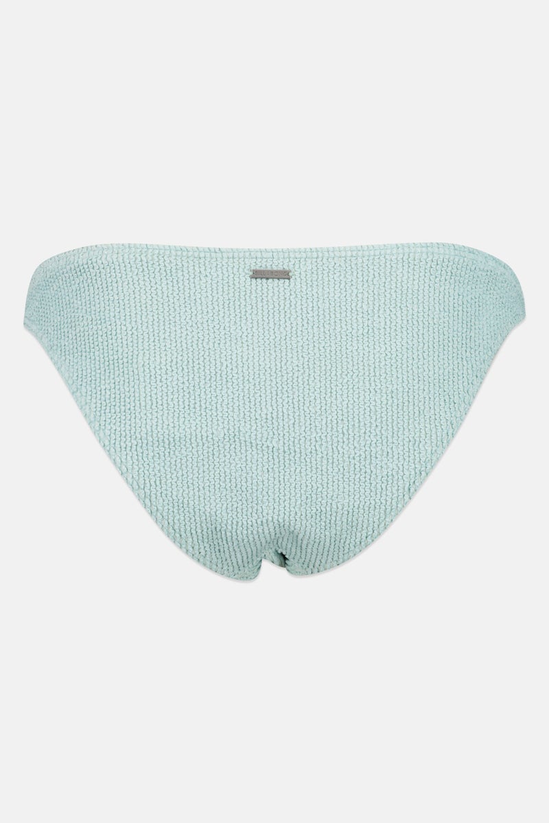 Billabong Women Textured Pull On Bikini Bottom, Sage - Image 2