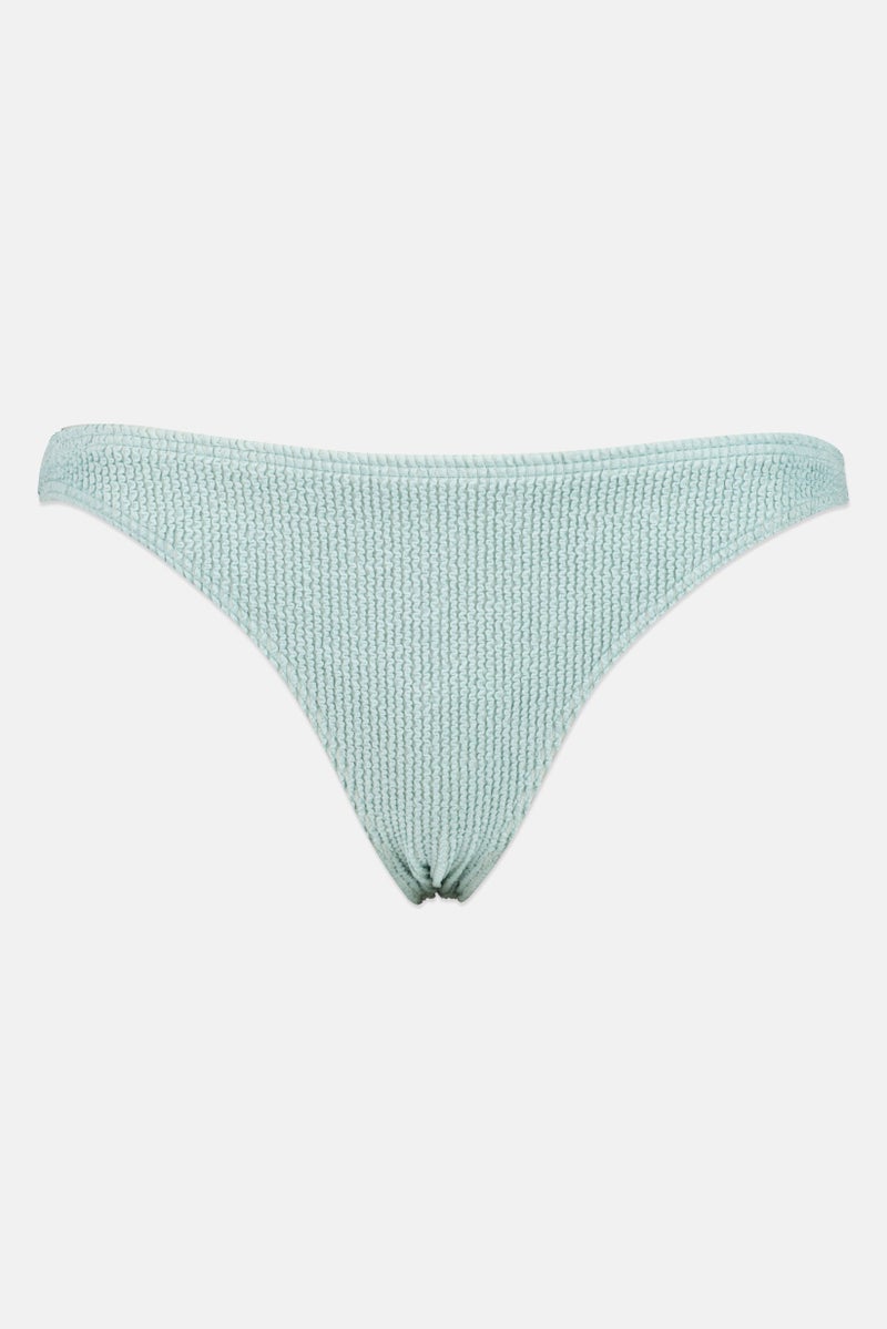 Billabong Women Textured Pull On Bikini Bottom, Sage - Image 1
