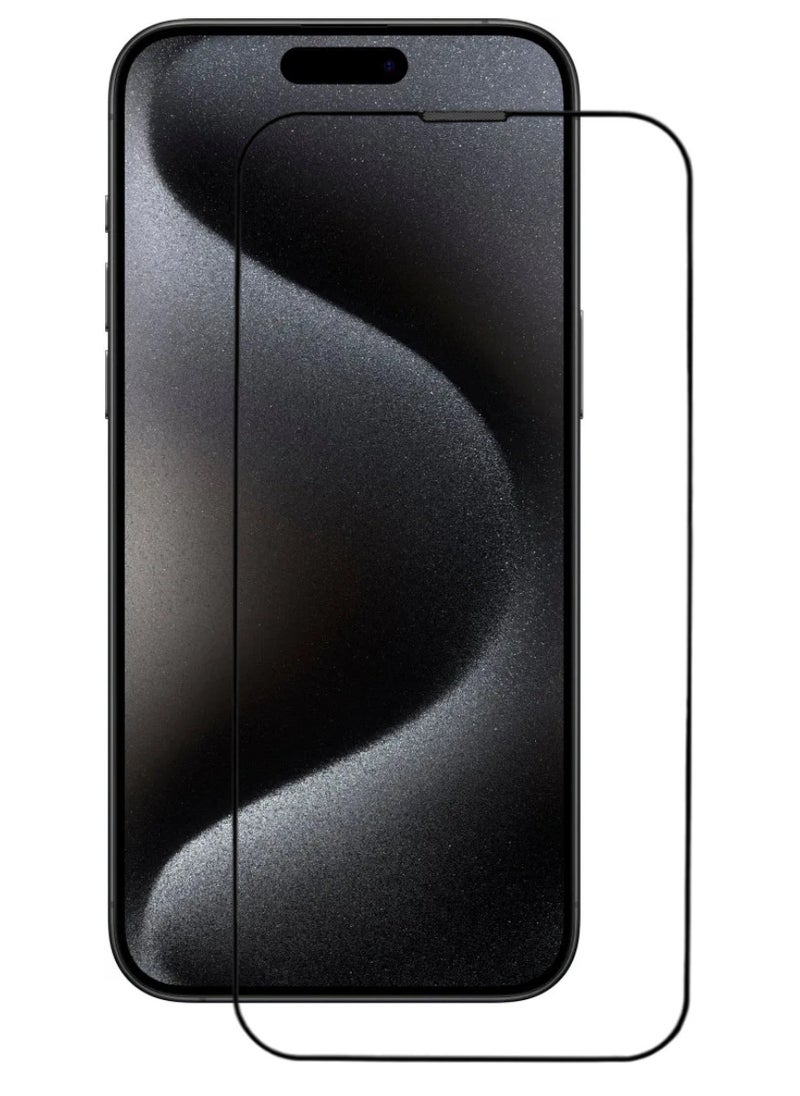 ACLIX Antistatic ESD Dustproof Premium Quality High Definition Tempered Glass Screen Protector Designed For  iPhone 15 Pro Max - Image 1