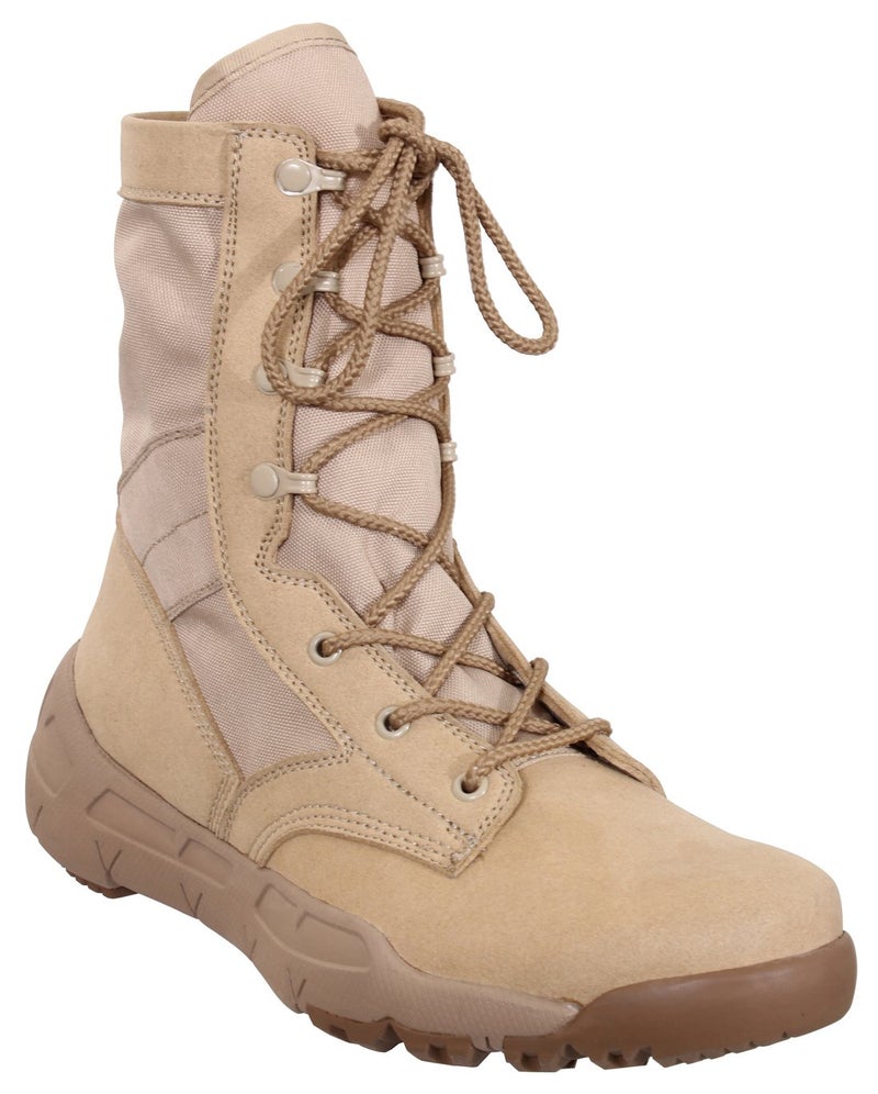 Rothco V-Max Lightweight Boots – 8 Inch – All-Purpose Comfort and Durability – Desert Sand – Regular – 5 - Image 1
