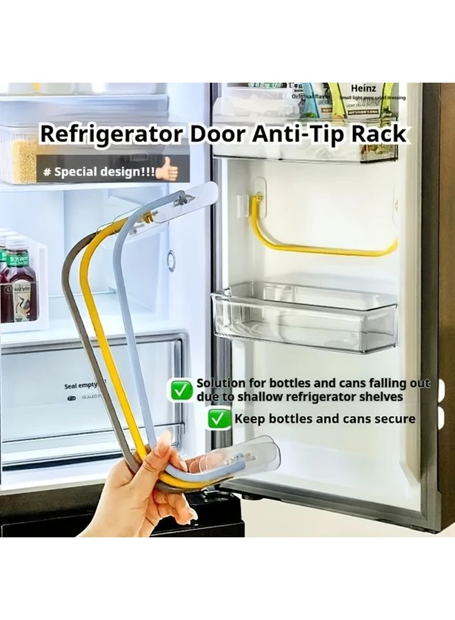 2 Pack Blue RV Refrigerator Door Stability Rod Non Falling Strong Adhesive - Image 1