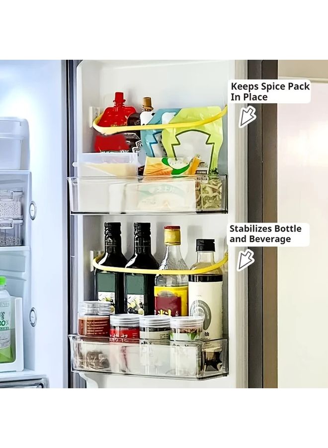 2 Pack Blue RV Refrigerator Door Stability Rod Non Falling Strong Adhesive - Image 3