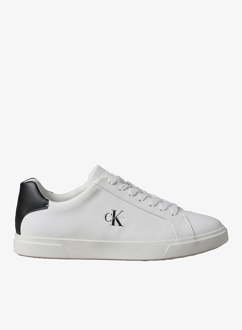 CALVIN KLEIN Low Profile Leather Cupsole Sneakers - Image 1