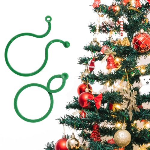 Hysagtek 200 Pcs Christmas Tree Light Clip for String Lights and Ornament, Weatherproof Ornament Hanger on Xmas Trees Indoor Outdoor - Image 1