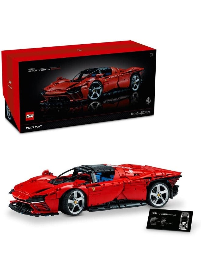 LEGO مجموعة بناء سيارة فيراري دايتونا SP3 42143 من ليجو تكنيك (3,778 قطعة)  - Image 2