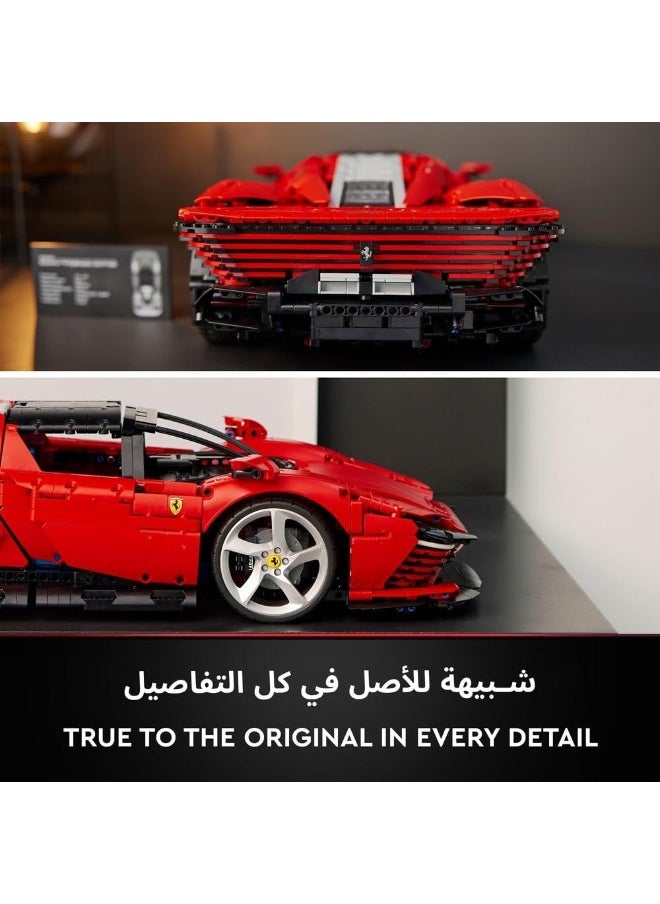 LEGO مجموعة بناء سيارة فيراري دايتونا SP3 42143 من ليجو تكنيك (3,778 قطعة)  - Image 4