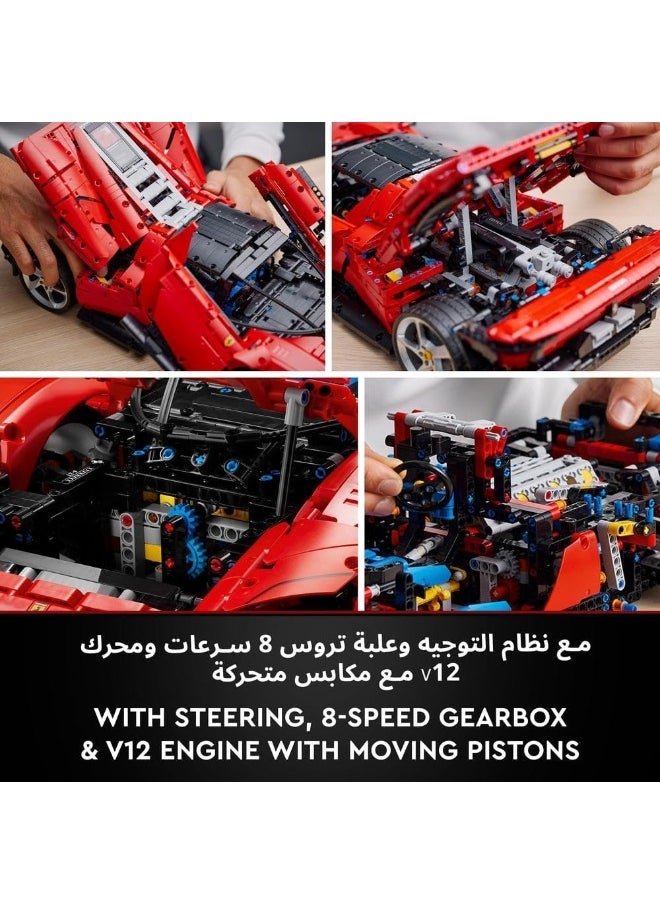 LEGO مجموعة بناء سيارة فيراري دايتونا SP3 42143 من ليجو تكنيك (3,778 قطعة)  - Image 5