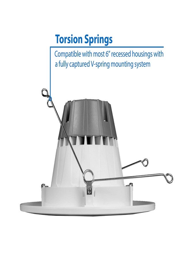 NICOR Lighting DCG Series 6 in. White Gimbal LED Recessed Downlight, 2700K (DCG621202KWH) - Image 5